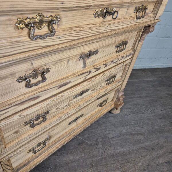 Kommode Gründerzeit 1880 Kiefer – Bild 8