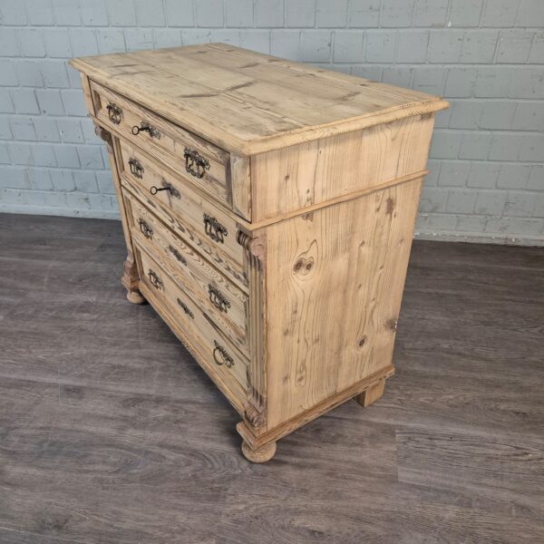 Kommode Gründerzeit 1880 Kiefer – Bild 4