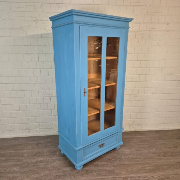 Vitrine Bücherschrank Jugendstil 1900 Kiefer