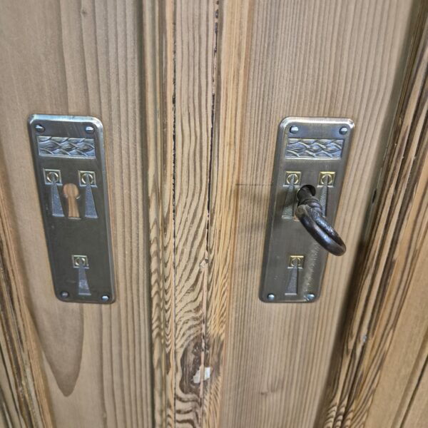 Schrank Kleiderschrank Jugendstil 1900 Kiefer – Bild 5