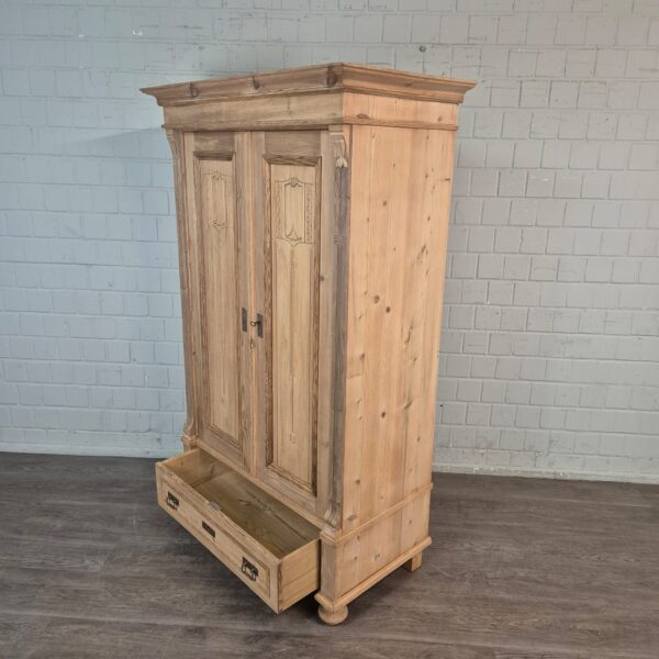 Schrank Kleiderschrank Jugendstil 1900 Kiefer – Bild 12