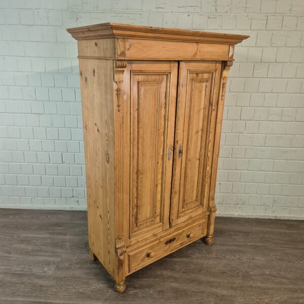 Schrank Kleiderschrank Gründerzeit 1880 Kiefer – Bild 5
