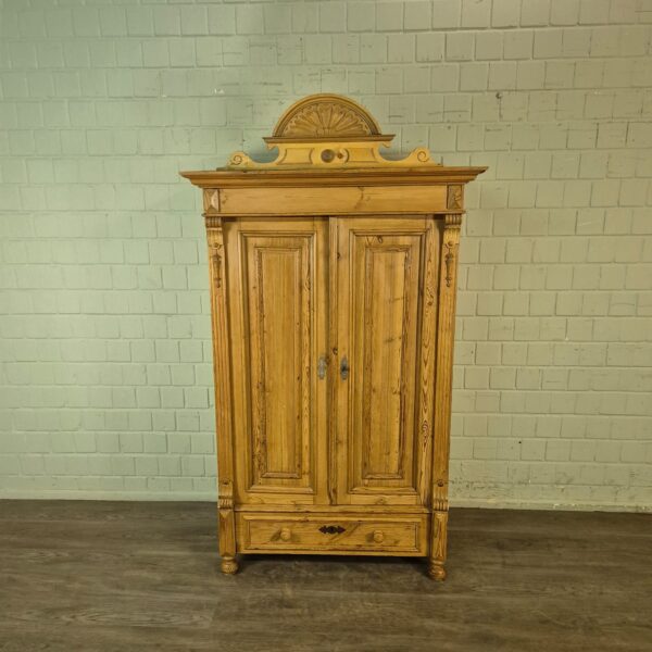 Schrank Kleiderschrank Gründerzeit 1880 Kiefer