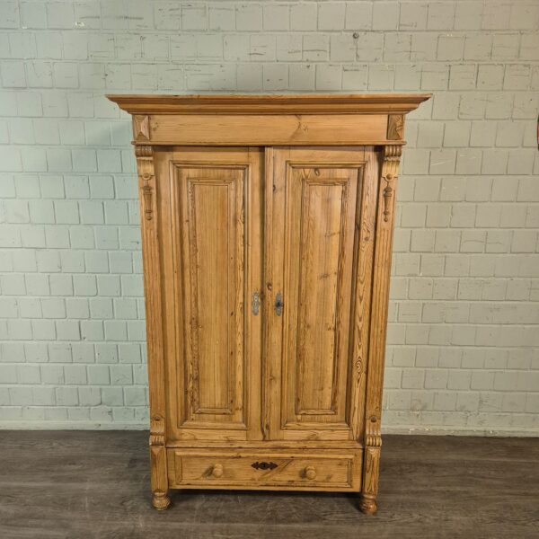 Schrank Kleiderschrank Gründerzeit 1880 Kiefer – Bild 6