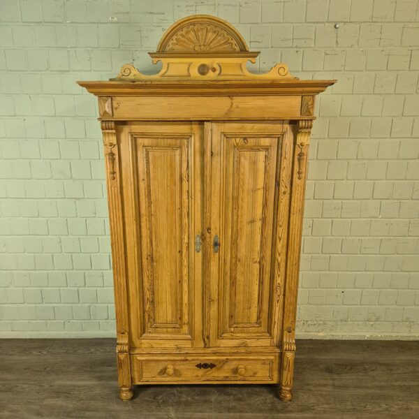 Schrank Kleiderschrank Gründerzeit 1880 Kiefer – Bild 2