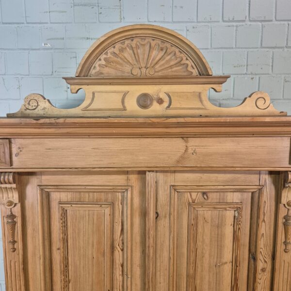 Schrank Kleiderschrank Gründerzeit 1880 Kiefer – Bild 4