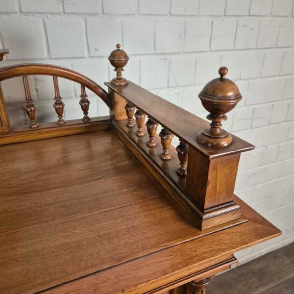 Schrank Kabinettschrank Gründerzeit 1880 Nussbaum – Bild 7
