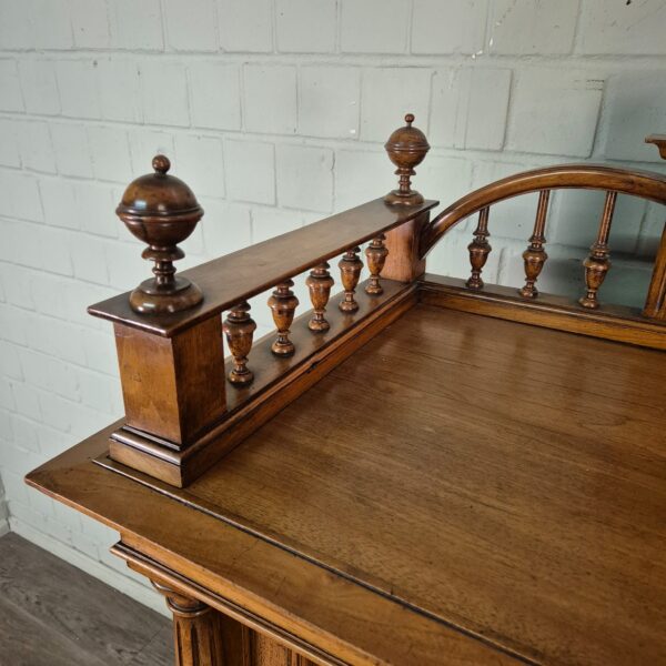 Schrank Kabinettschrank Gründerzeit 1880 Nussbaum – Bild 5