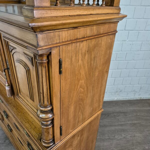 Schrank Kabinettschrank Gründerzeit 1880 Nussbaum – Bild 10