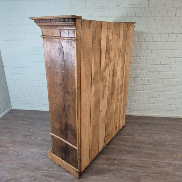 Schrank Geschirrschrank Barock 1800 Eiche – Bild 15