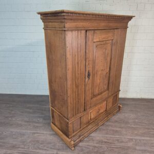 Schrank Geschirrschrank Barock 1800 Eiche