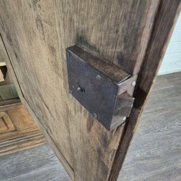 Schrank Geschirrschrank Barock 1800 Eiche – Bild 14