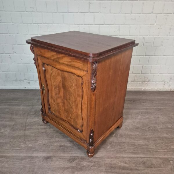 Beistellschrank Schränkchen Louis Philippe 1860 Mahagoni – Bild 4