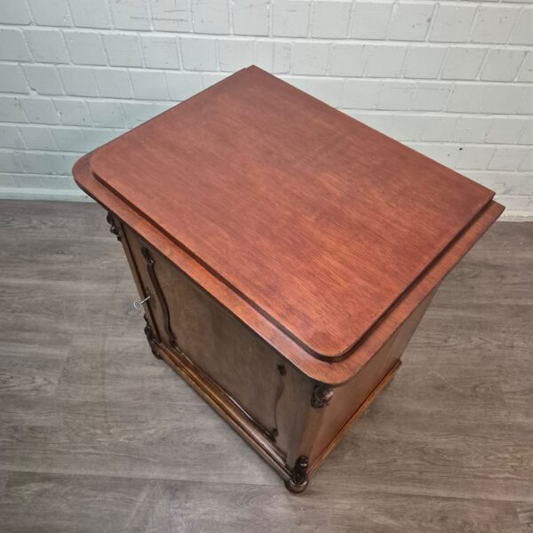 Beistellschrank Schränkchen Louis Philippe 1860 Mahagoni – Bild 5