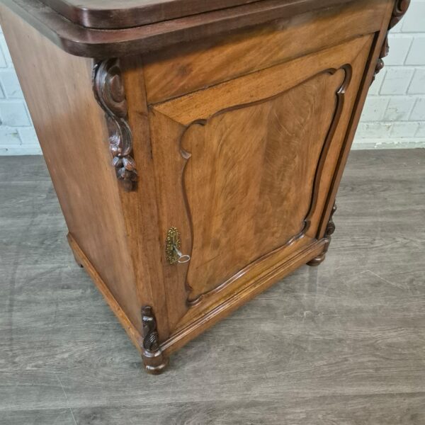 Beistellschrank Schränkchen Louis Philippe 1860 Mahagoni – Bild 8