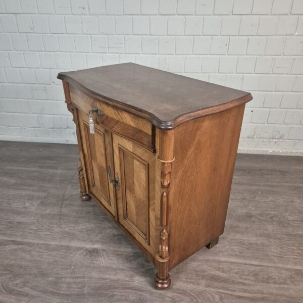 Anrichte Halbschrank Louis Philippe 1860 Nussbaum – Bild 6