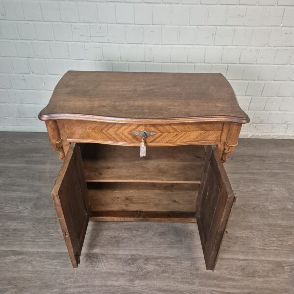 Anrichte Halbschrank Louis Philippe 1860 Nussbaum – Bild 11