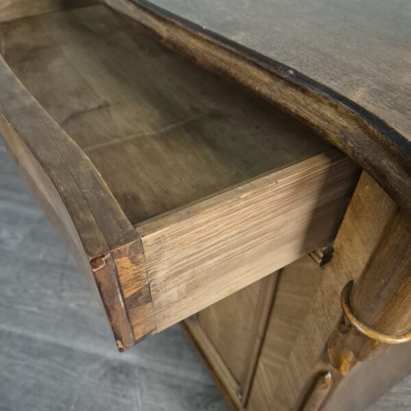 Anrichte Halbschrank Louis Philippe 1860 Nussbaum – Bild 13