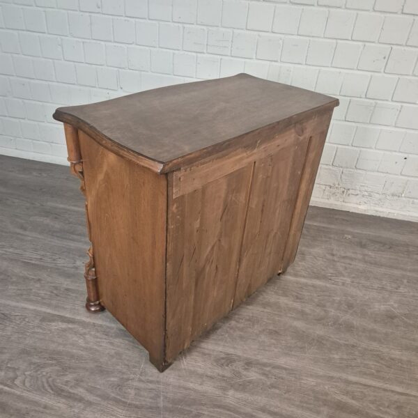 Anrichte Halbschrank Louis Philippe 1860 Nussbaum – Bild 14