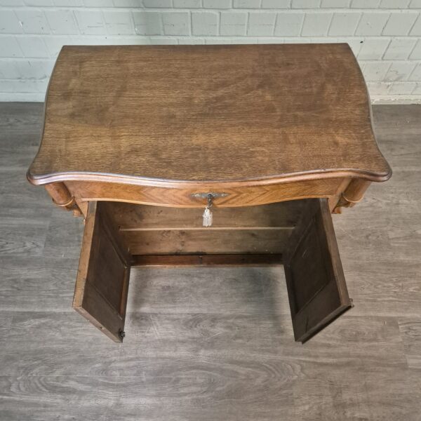 Anrichte Halbschrank Louis Philippe 1860 Nussbaum – Bild 10