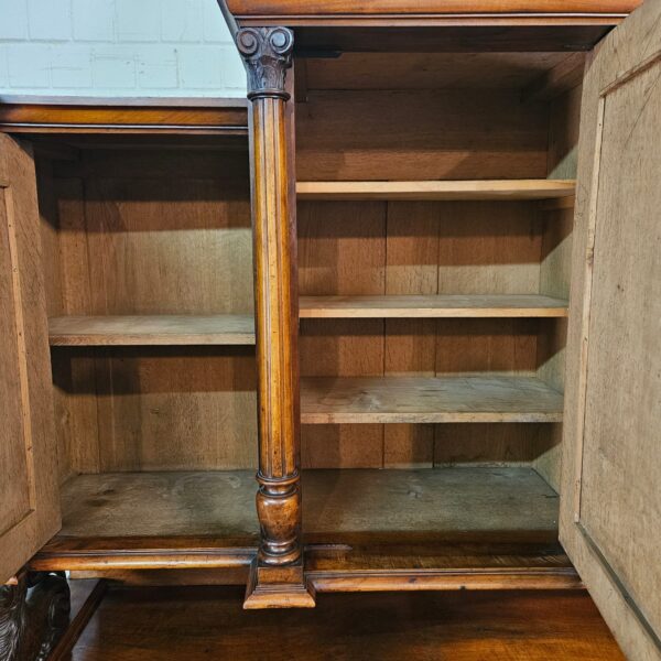 Buffetschrank Schrank Gründerzeit 1880 Nussbaum – Bild 13