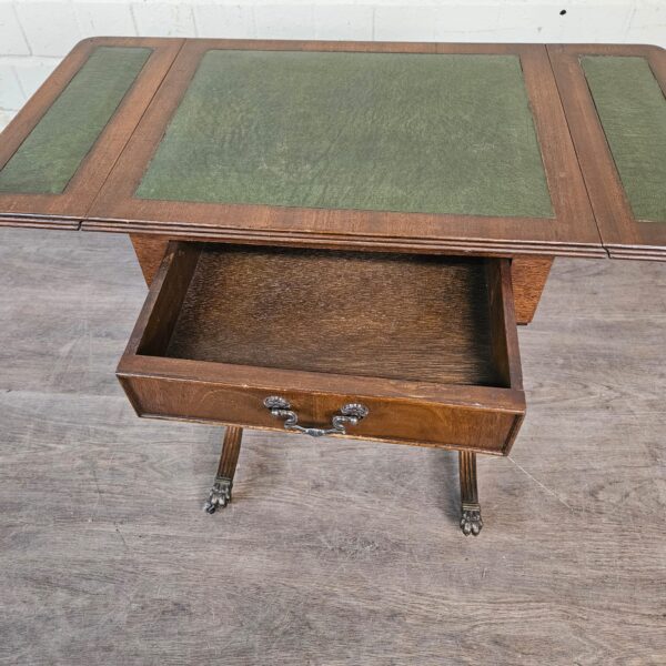 Klapptisch Spieltisch Gründerzeit 1880 Nussbaum – Bild 10