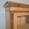 Vitrine Geschirrschrank Jugendstil 1910 Kiefer – Bild 4