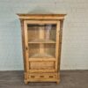 Vitrine Geschirrschrank Jugendstil 1910 Kiefer – Bild 2