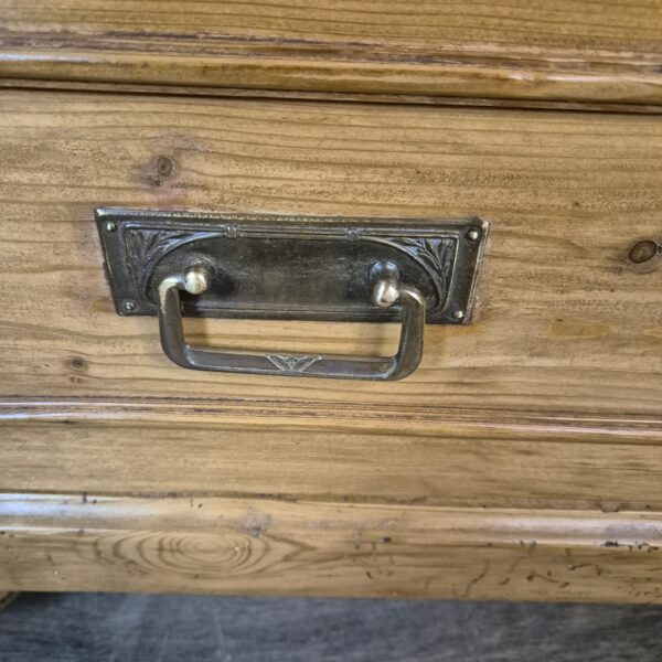 Vitrine Geschirrschrank Jugendstil 1910 Kiefer – Bild 11