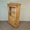 Vitrine Geschirrschrank Jugendstil 1910 Kiefer – Bild 3