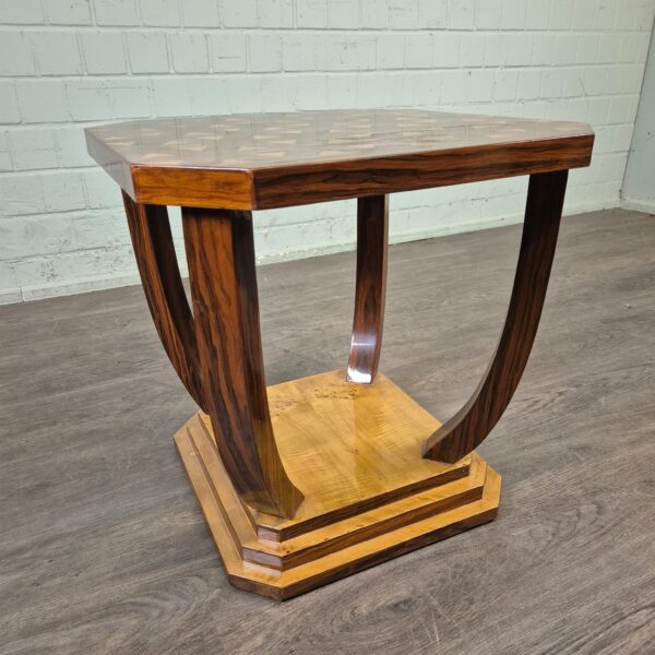Beistelltisch Art Déco Nussbaum 0,59 m – Bild 4