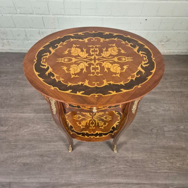 Beistelltisch Louis XV-Stil 0,54 m Nussbaum – Bild 2