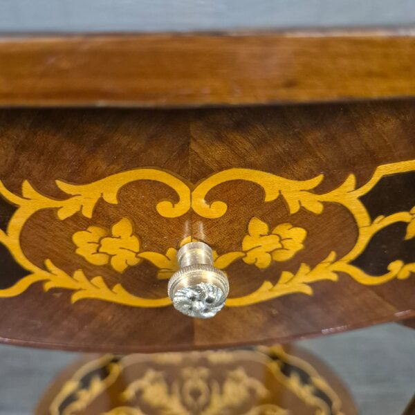 Beistelltisch Louis XV-Stil 0,54 m Nussbaum – Bild 6