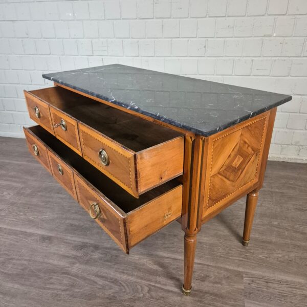 Kommode Biedermeier 1810 Nussbaum – Bild 15