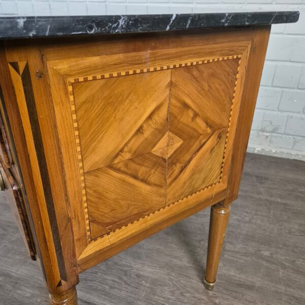 Kommode Biedermeier 1810 Nussbaum – Bild 11