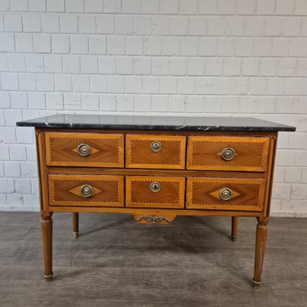 Kommode Biedermeier 1810 Nussbaum – Bild 2
