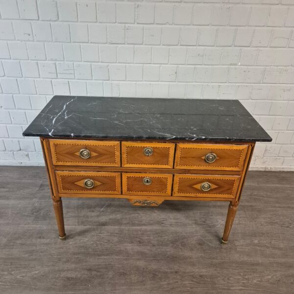 Kommode Biedermeier 1810 Nussbaum – Bild 3