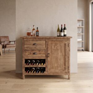 Weinschrank Sideboard Teakholz 1,00 m