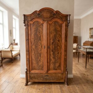 Schrank Kleiderschrank Louis Philippe 1860 Mahagoni