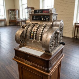 Ladenkasse Kasse National 1911 Messing