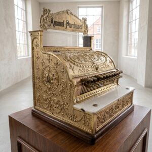 Ladenkasse Kasse National 1911 Messing