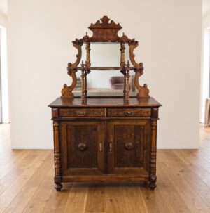 Buffetschrank Schrank Gründerzeit 1880 Nussbaum