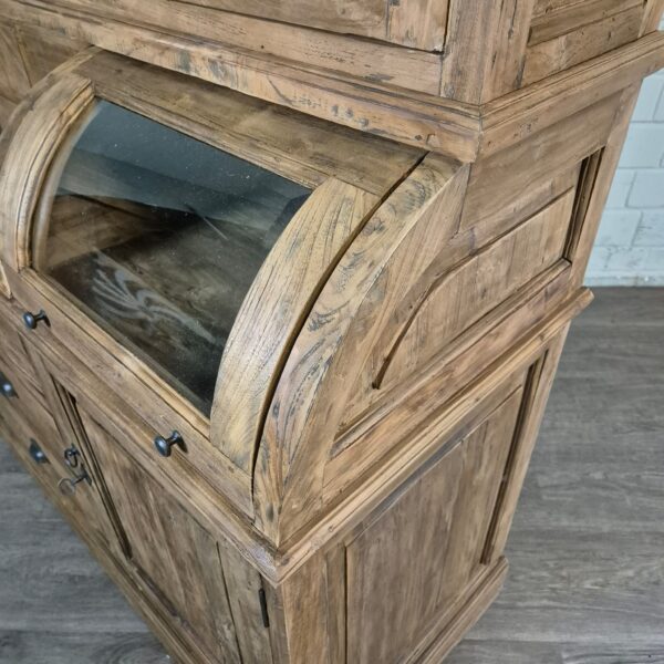 Buffetschrank Vitrine 1,65 m Teakholz – Bild 13