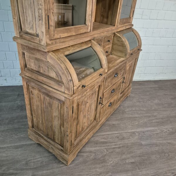 Buffetschrank Vitrine 1,65 m Teakholz – Bild 5