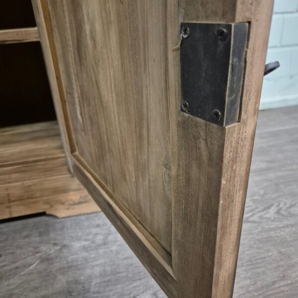 Buffetschrank Vitrine 1,65 m Teakholz – Bild 22