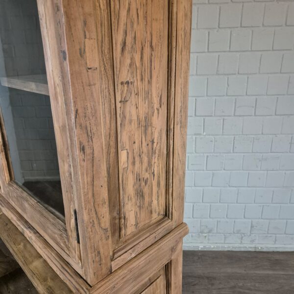 Buffetschrank Vitrine 1,65 m Teakholz – Bild 14