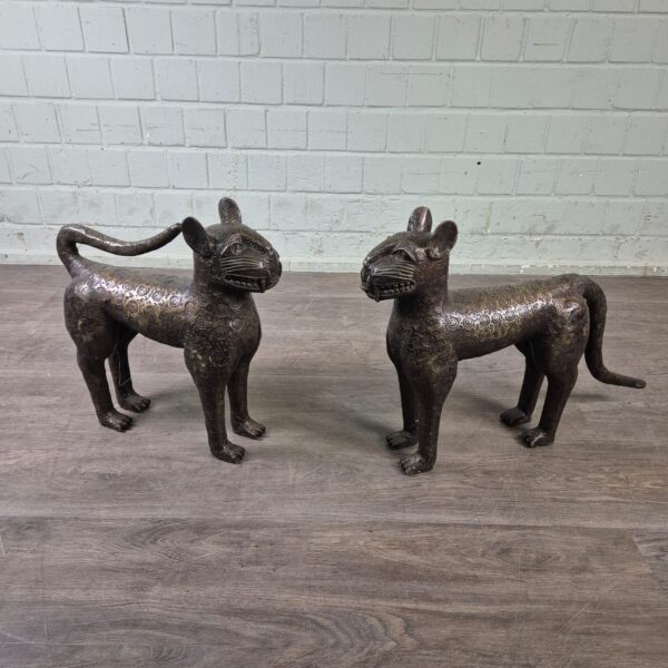 Dekoration Skulpturen Sphinx-Set 1950 Bronze 0,50 m