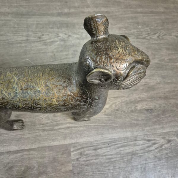 Dekoration Skulpturen Sphinx-Set 1950 Bronze 0,50 m – Bild 12