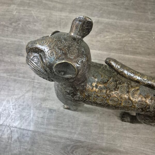 Dekoration Skulpturen Sphinx-Set 1950 Bronze 0,50 m – Bild 10