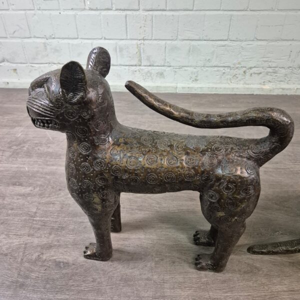 Dekoration Skulpturen Sphinx-Set 1950 Bronze 0,50 m – Bild 9